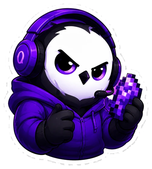 An owl holding a $snow crystal